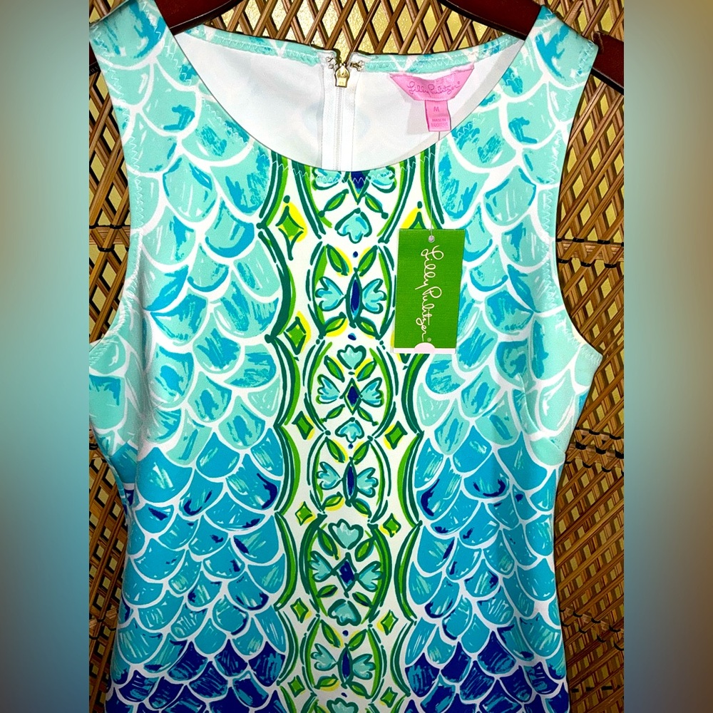 Lilly Pulitzer NWT Perla Dress 🧜♀️ Scale Back Size M 🦄 - Picture 10 of 11